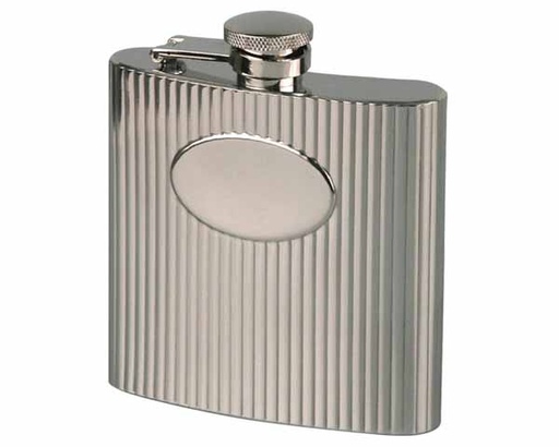 [725626] Flacon Chrome Wave Pattern - 6oz