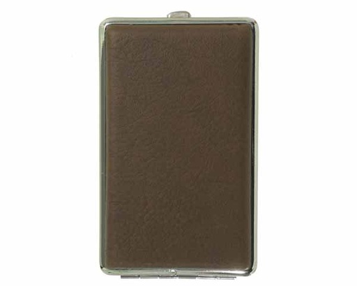 [530NKT9] Cigarette Pouch VH 530 Simili Chrome Brown 14sks