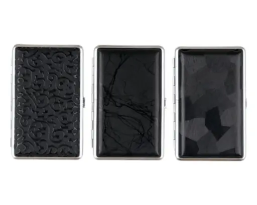 [613631] Case Slim Leatherlook Chrome Frame 100mm