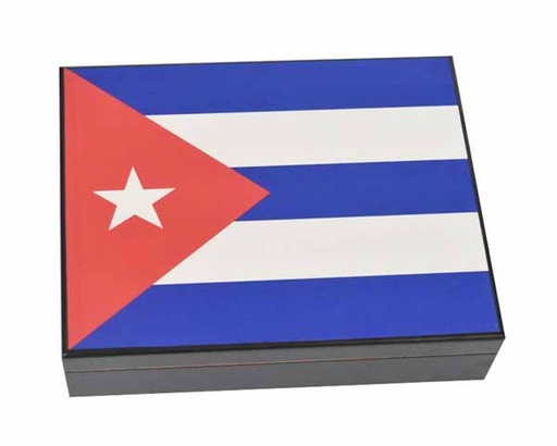 [SK1001C] Humidor Cuba Flag 20 Cigars