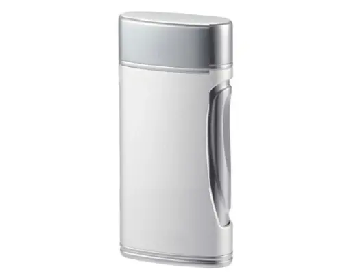 [CA5833] Briquet Caseti Double Jet Chrome Argent Matte