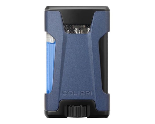 [LI650T15] Aansteker Colibri Rebel Double Jet Marineblauw