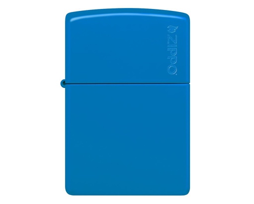 [60006627] Lighter Zippo Sky Blue Matte with Zippo Logo