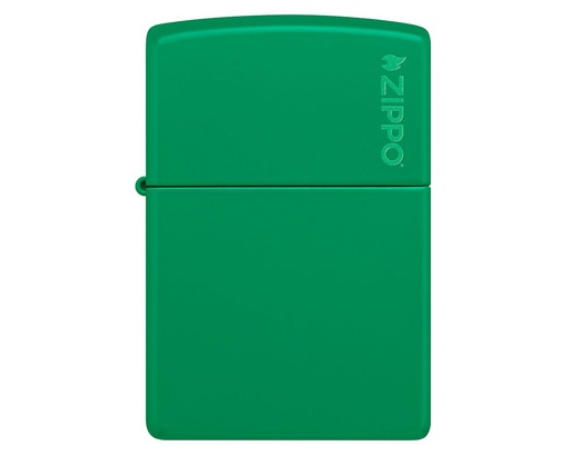 [60006628] Lighter Zippo Grass Green Matte with Zippo Logo
