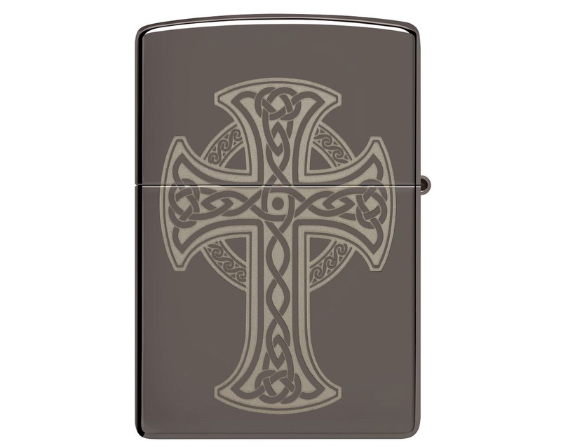 [60006538] Briquet Zippo Celtic Cross Design