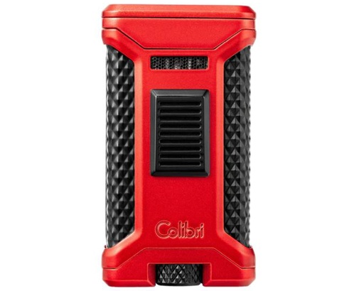 [LI250T4] Briquet Colibri Ascari Triple Jet Rouge