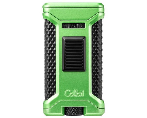 [LI250T6] Briquet Colibri Ascari Triple Jet Vert