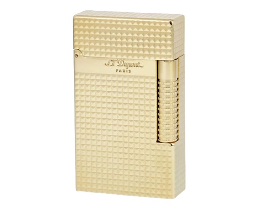 [C23009] Aansteker Dupont Le Grand Cling Goud Diamond Head