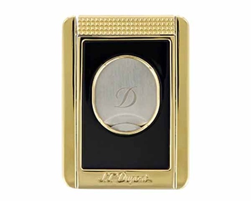 [003553] Cigar Cutter Dupont STD CUT Stand Black Gold