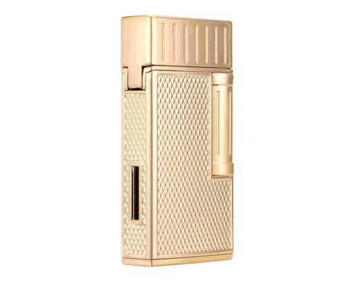 [LI221C24] Briquet Colibri Julius Double Soft Flame Dore