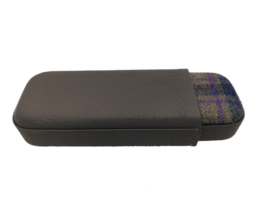 [DUHU0007H12] Etui Sigaar Dunhill White Spot Highland Grijs/Paars