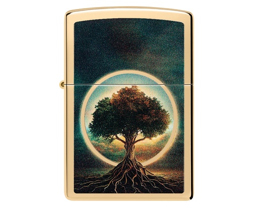 [60006998] Lighter Zippo Sacred Tree of Life Design