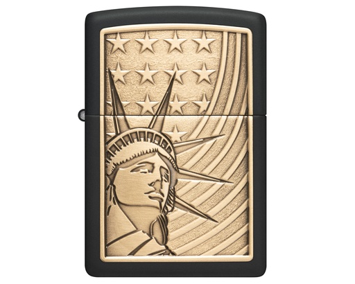 [60007165] Lighter Zippo Liberty & Flag