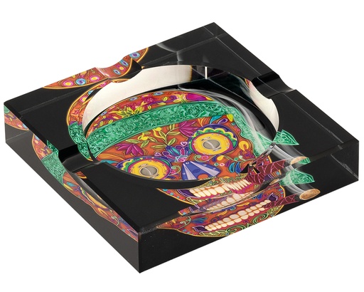 [CR91CAL] Asbak Sigaar Kristal Calavera Skull 15cm