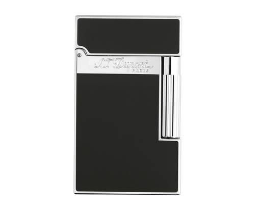 [016296] Briquet Dupont L2 Laq de Chine Noire Pal