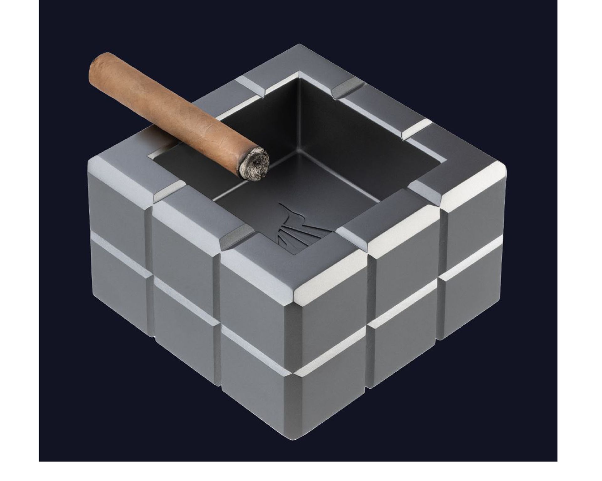 [AT125T2] Ashtray Cigar Colibri Heritage Cube Red