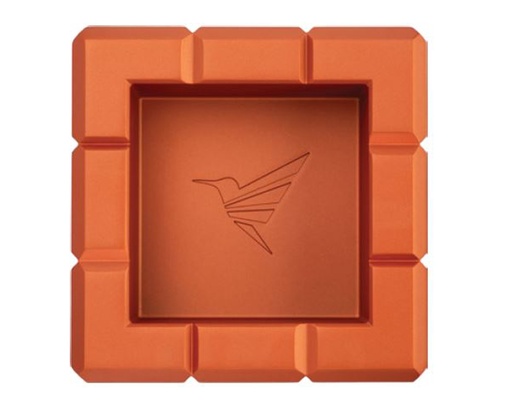 [AT125T6] Ashtray Cigar Colibri Heritage Cube Orange