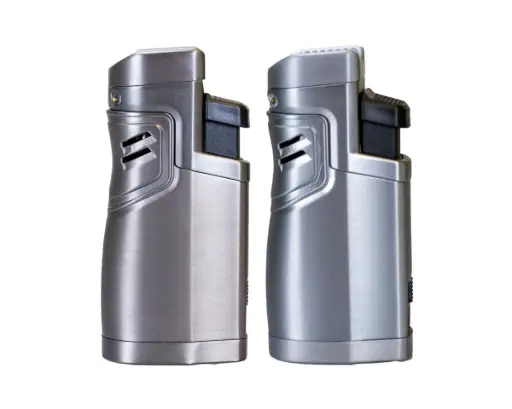 [24132] Briquet Faro 4-Jet Torch avec Puncher Asssorti