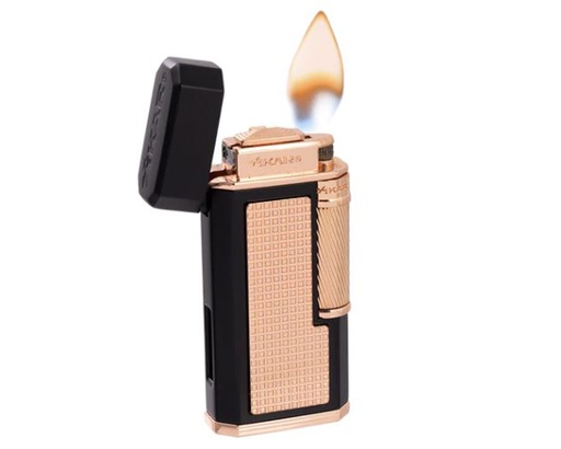 [615BKRS] Lighter Xikar Ardore Double Soft Flame Black Rose