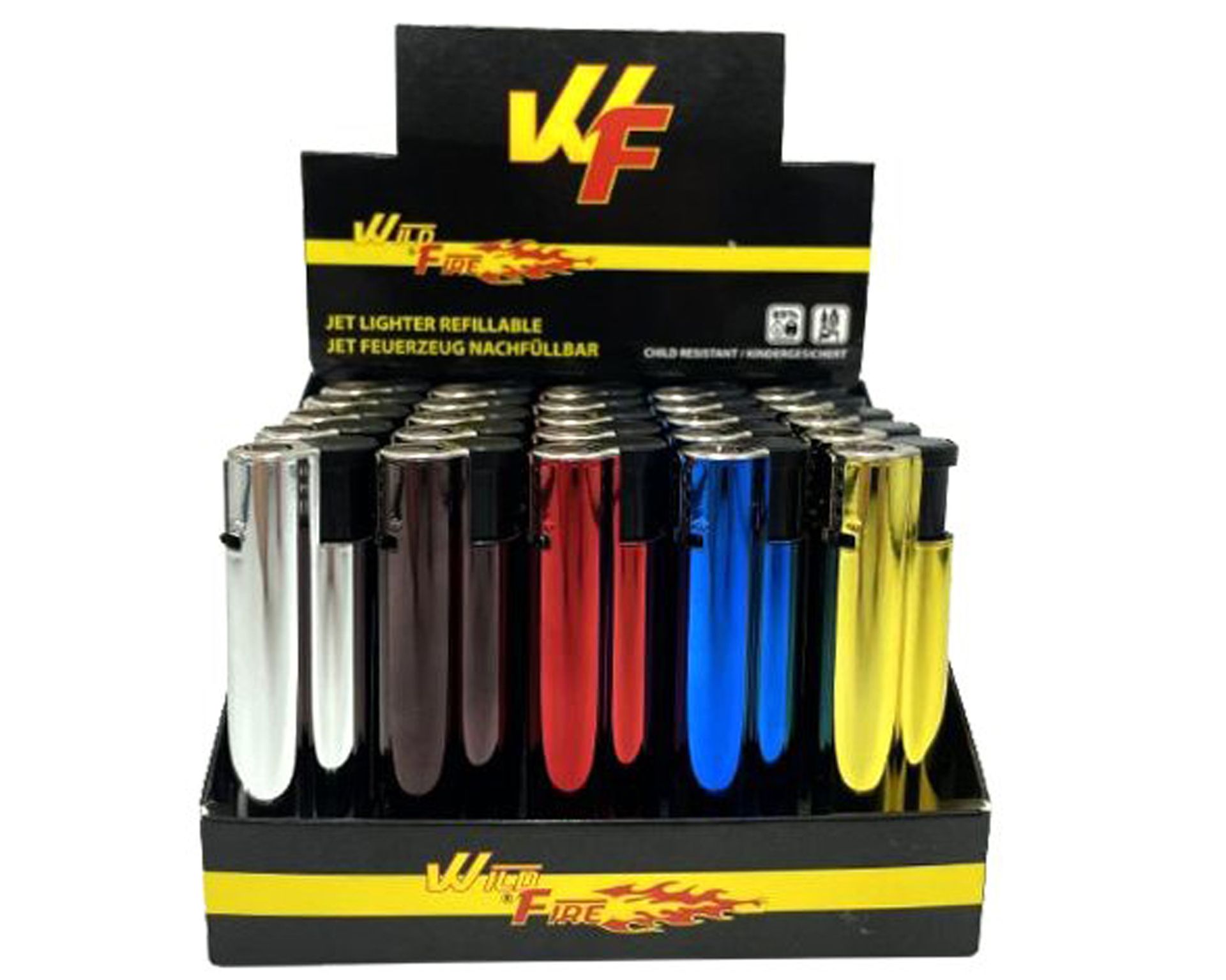[11738] Lighter Wildfire Jet Metal Shiny Classic