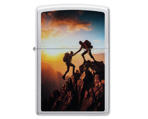 [60007376] Aansteker Zippo Mountain Climbing Design