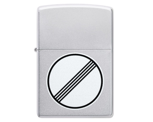 [60007381] Briquet Zippo AutoBahn Sign Design