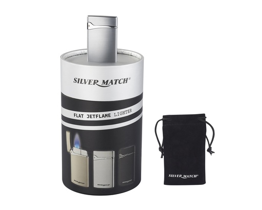[40674385] Briquet Silver Match Podgorica Jet