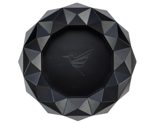 [AT300T1] Asbak Sigaar Colibri Quasar Rond Zwart