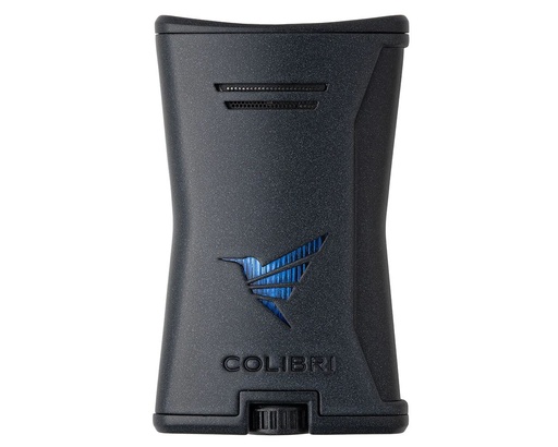 [LI225T1] Lighter Colibri Slim Single Jet Black/Black