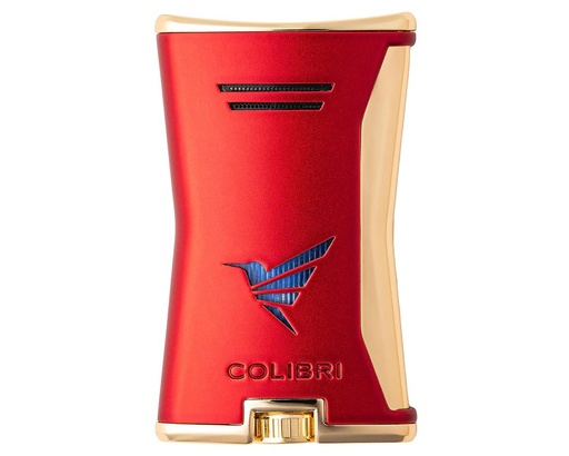 [LI225T5] Briquet Colibri Slim Single Jet Rouge