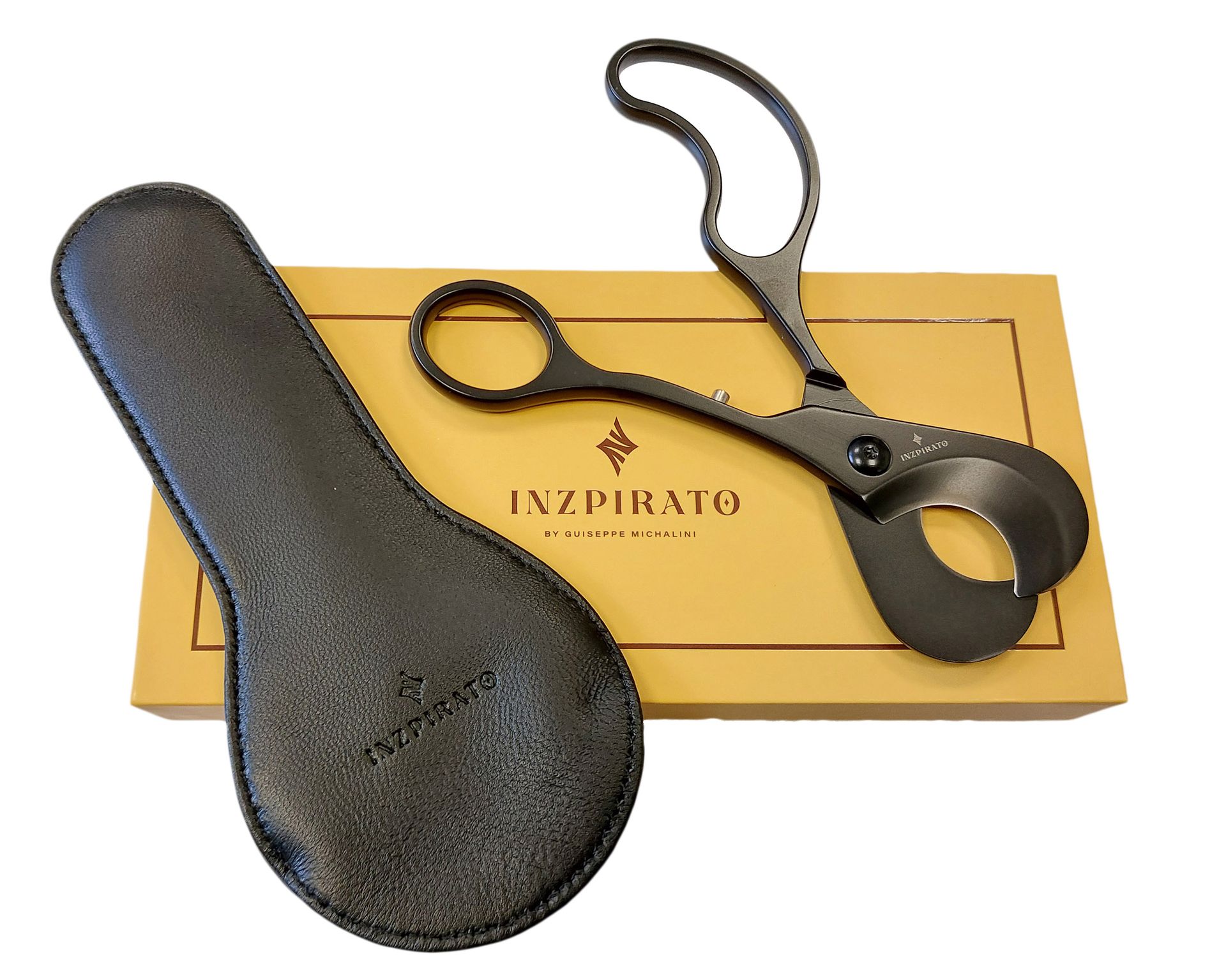 [IN800-BK1] Sigarenknipper Schaar Inzpirato Vajra Mat Zwart