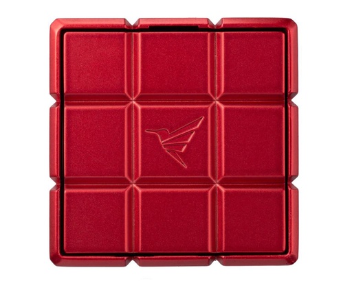 [CU125T2] Sigarenknipper Colibri Heritage Cube Tafel Rood