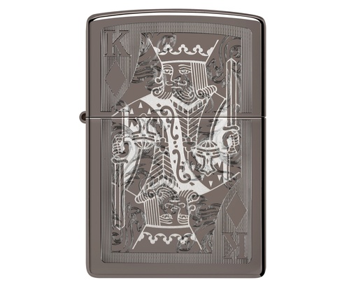 [60007564] Briquet Zippo Kings of Diamonds Design