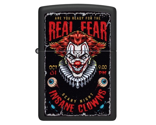 [60007572] Briquet Zippo Insane Clowns Design