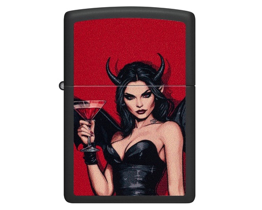 [60007573] Briquet Zippo Devil Vampire Design