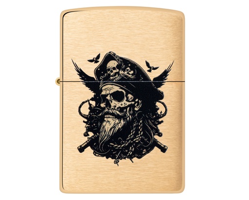 [60007575] Lighter Zippo Pirate Skull Design 