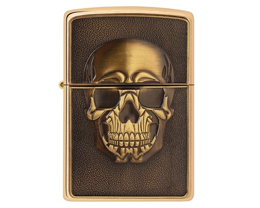 [2008094] Briquet Zippo Embossed Skull