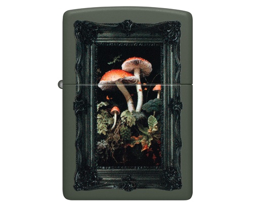 [60007539] Briquet Zippo Mushroom Picture Design