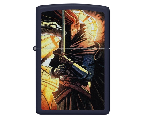 [60007542] Briquet Zippo Medieval Warrior Design