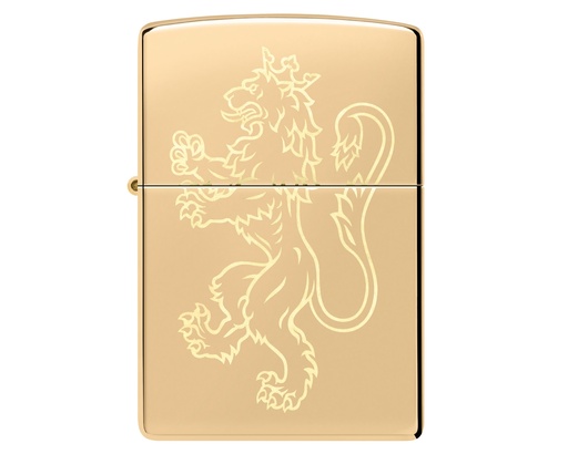 [60007543] Briquet Zippo Mediaval Lion Design