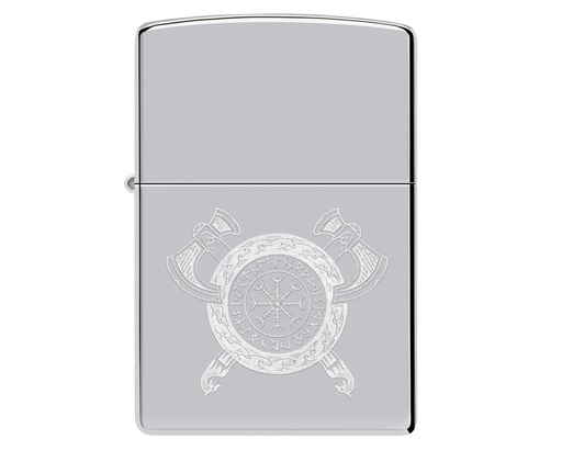 [60007578] Briquet Zippo Viking Symbols Design