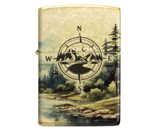 [60007532] Briquet Zippo Compass Adventure Design