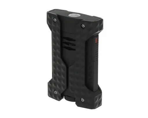 [W21323] Aansteker Dupont Windproof Brushed Zwart
