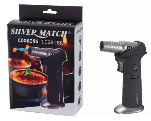 [40674387] Lighter Silver Match Rotative Head Creme Brulee GB