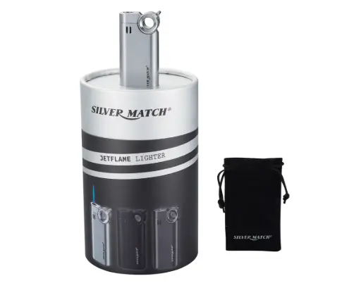 [40674389] Briquet Silver Match Ljubljana