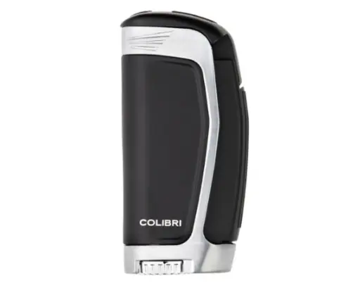 [LI235T2] Lighter Colibri E3 Triple Jet Black/Chrome