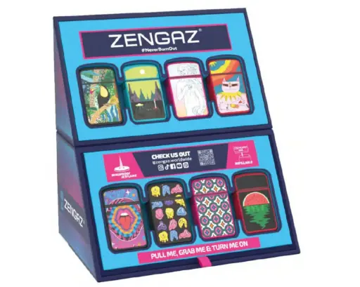 [97440EUS10] Aansteker Zengaz ZL12 Royal Jet Mini Cube S10 