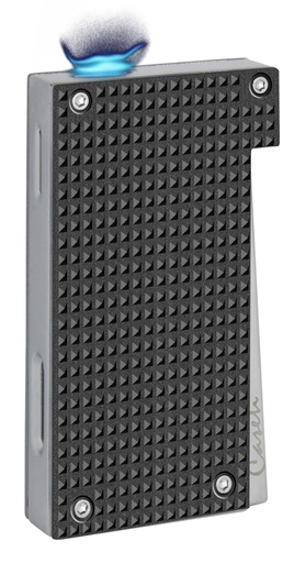 [CA55513] Aansteker Caseti Flat Flame Diamond Zwart Mat
