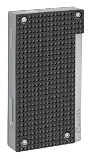 [CA55513] Briquet Caseti Flat Flame Diamond Noir Matte