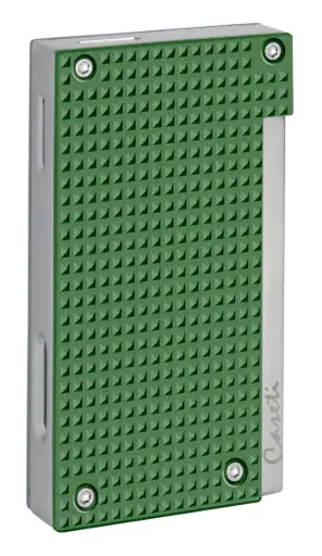 [CA55515] Briquet Caseti Diamond Flat Flame Vert Matte